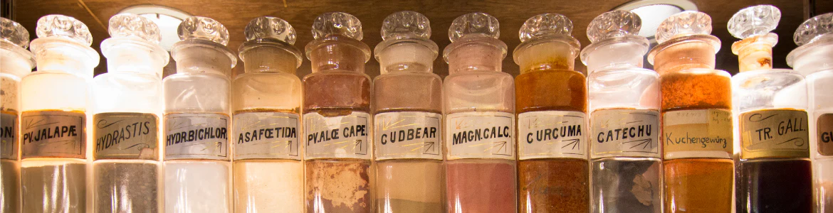 Historic Apothecary Jars