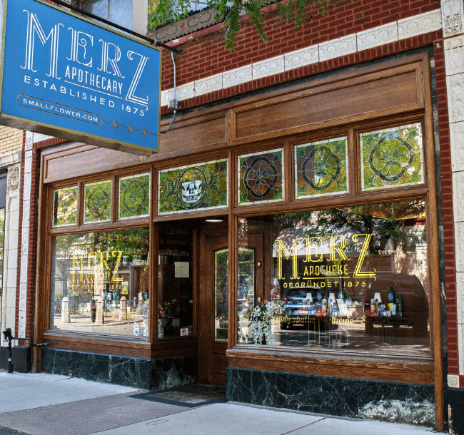 Modern Merz Apothecary Store